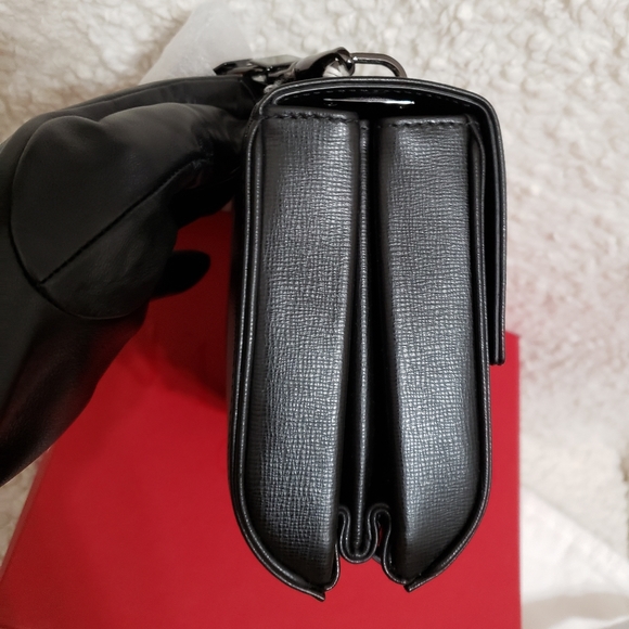 Valentino Garavani Stud Sign Leather Shoulder Bag - Picture 5 of 12